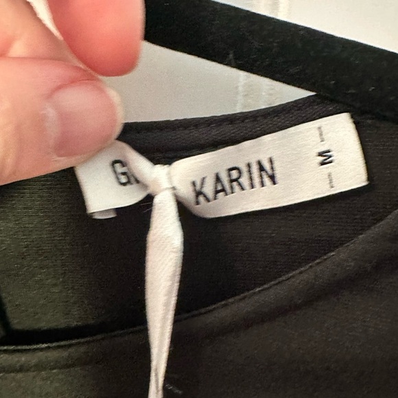 Grace Karin Black Midi Cape‎ Scoop Neck Fit Flare Sheath Midi Dress Size Medium - Picture 6 of 7